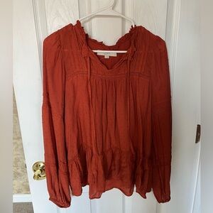 LOFT long sleeve blouse
